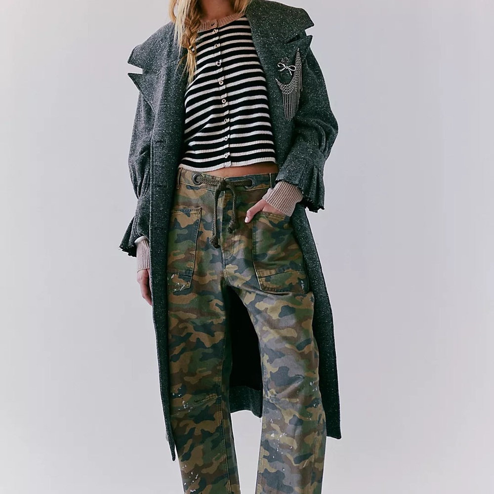 We the Free Camouflage Moxie Low Slung Pull on Barrel